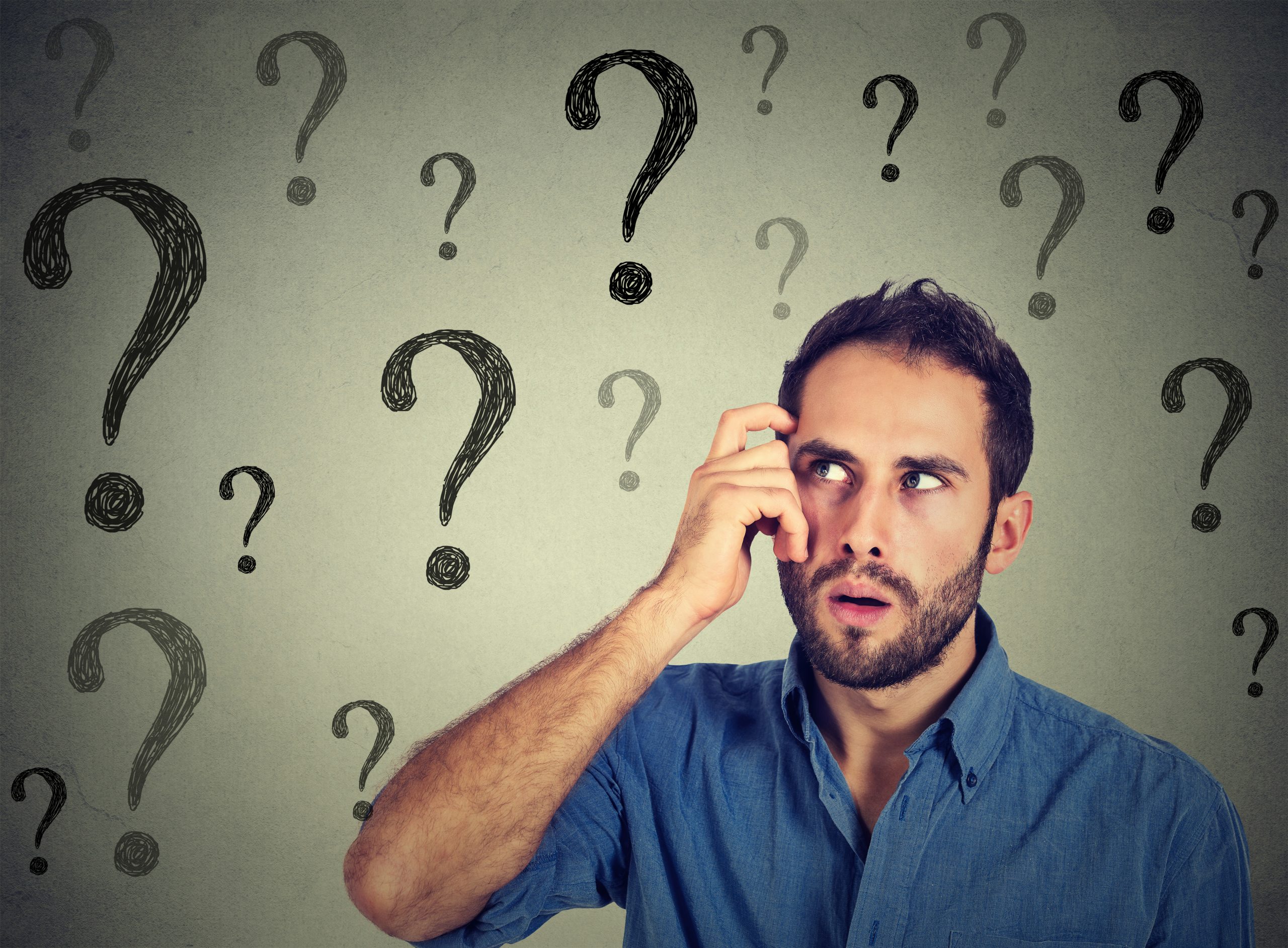 How do I know if my subwoofer is working? Man with confused look How do I know if my subwoofer is working? Man with confused look